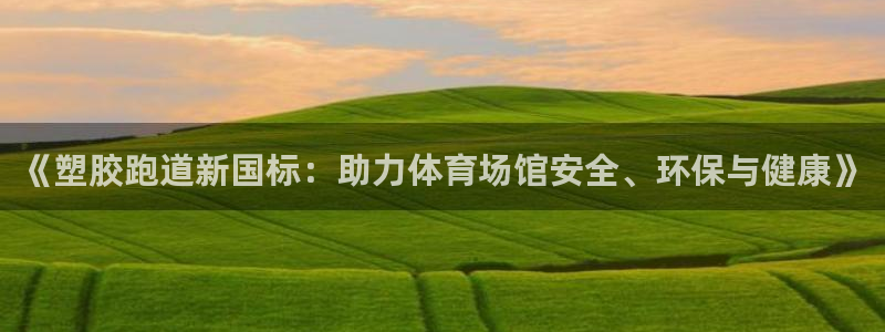 红足1世足球比分网址：《塑胶跑道新国标：助力体育场馆安全、环保与健康》