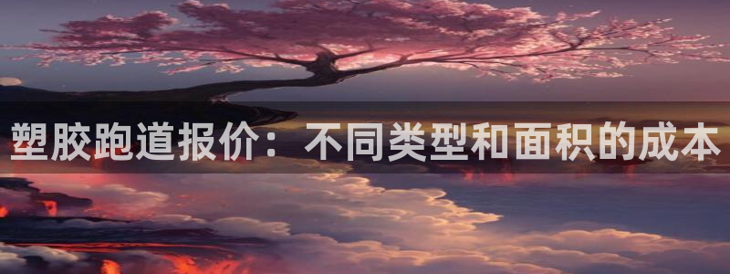 新2足球平台出租网站：塑胶跑道报价：不同类型和面积的成本