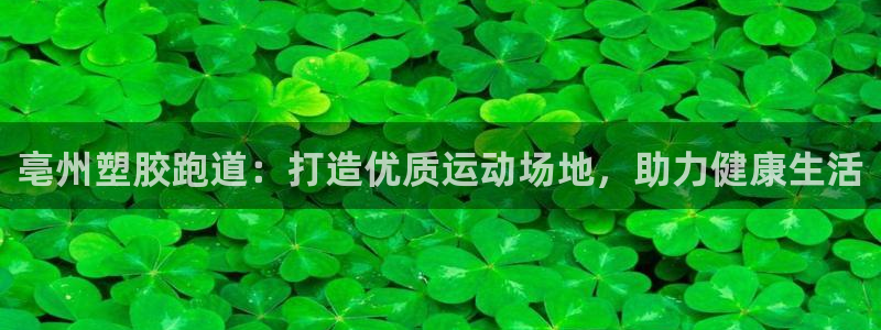 红足一1世666814足球比分网：亳州塑胶跑道：打造优质运动场地，助力健康生活