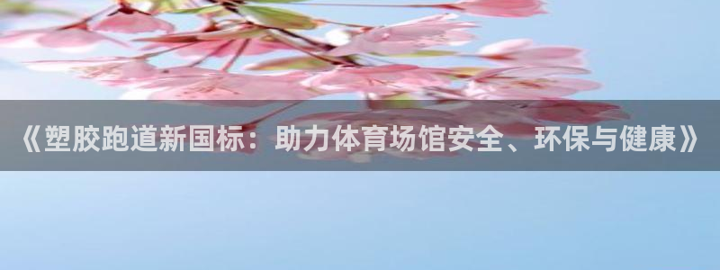 55814红足1世：《塑胶跑道新国标：助力体育场馆安全、环保与健康》