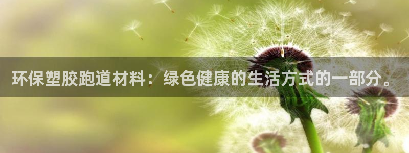 红足一生世：环保塑胶跑道材料：绿色健康的生活方式的一部分。