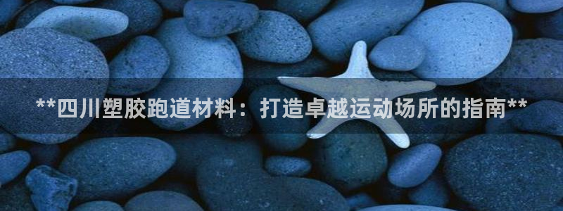 红足一球：**四川塑胶跑道材料：打造卓越运动场所的指南**