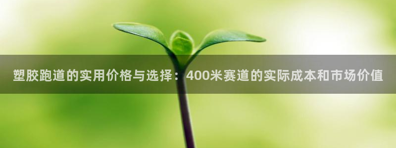 红足一1世皇冠：塑胶跑道的实用价格与选择：400米赛道的实际成本和市场价值
